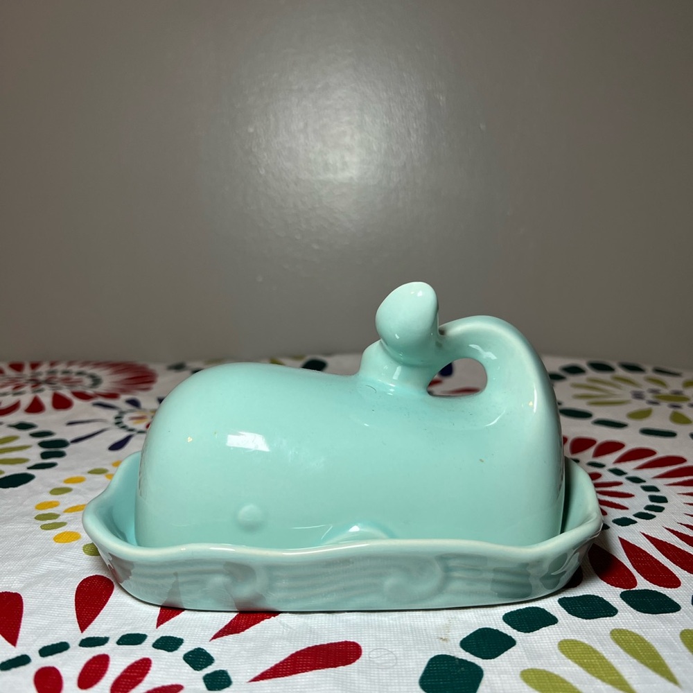 Creative Co-Op Butter Dish Whale
